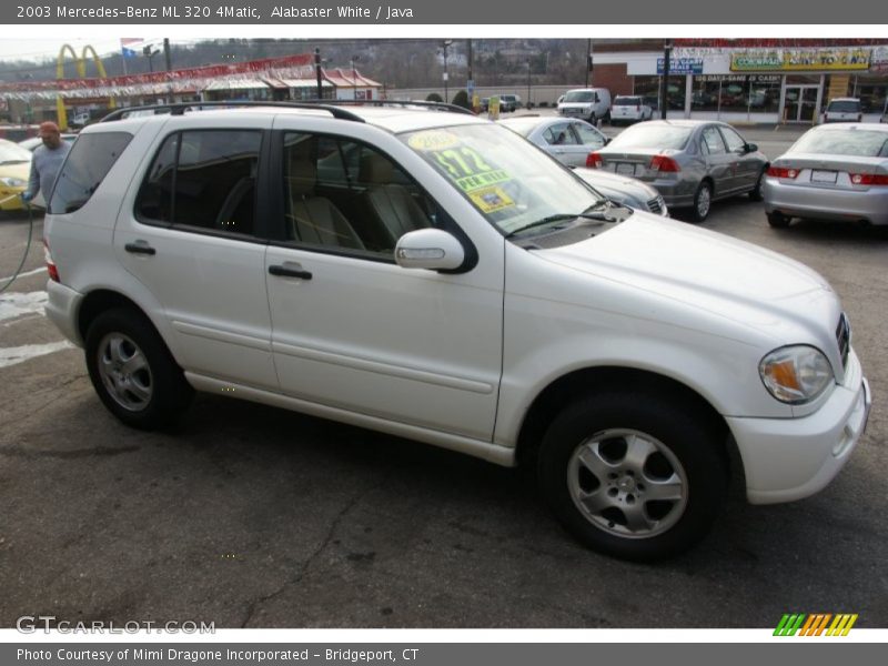 Alabaster White / Java 2003 Mercedes-Benz ML 320 4Matic