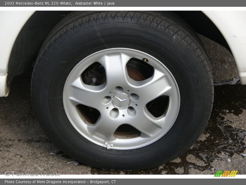 Alabaster White / Java 2003 Mercedes-Benz ML 320 4Matic