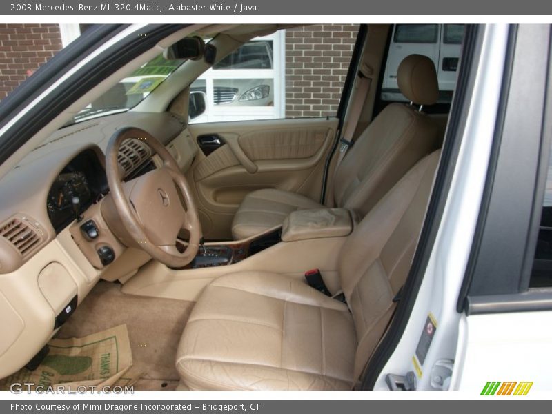 Alabaster White / Java 2003 Mercedes-Benz ML 320 4Matic