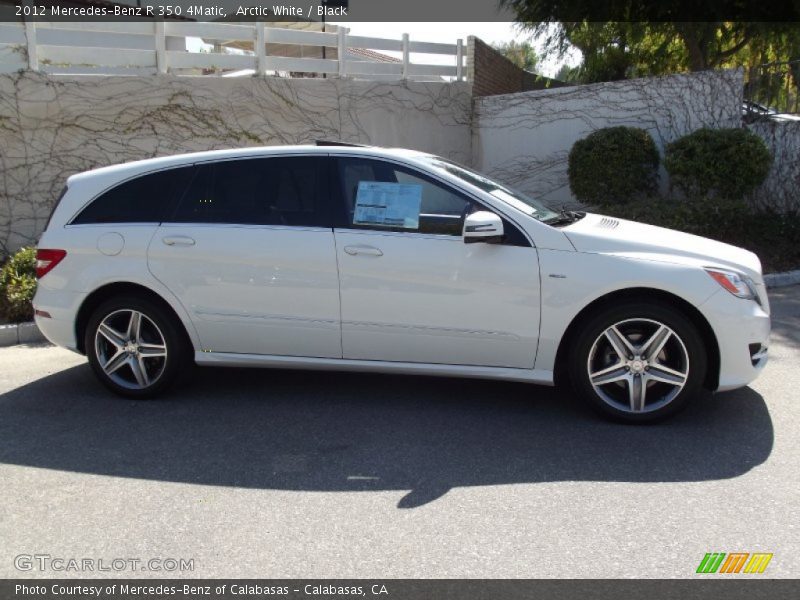 Arctic White / Black 2012 Mercedes-Benz R 350 4Matic