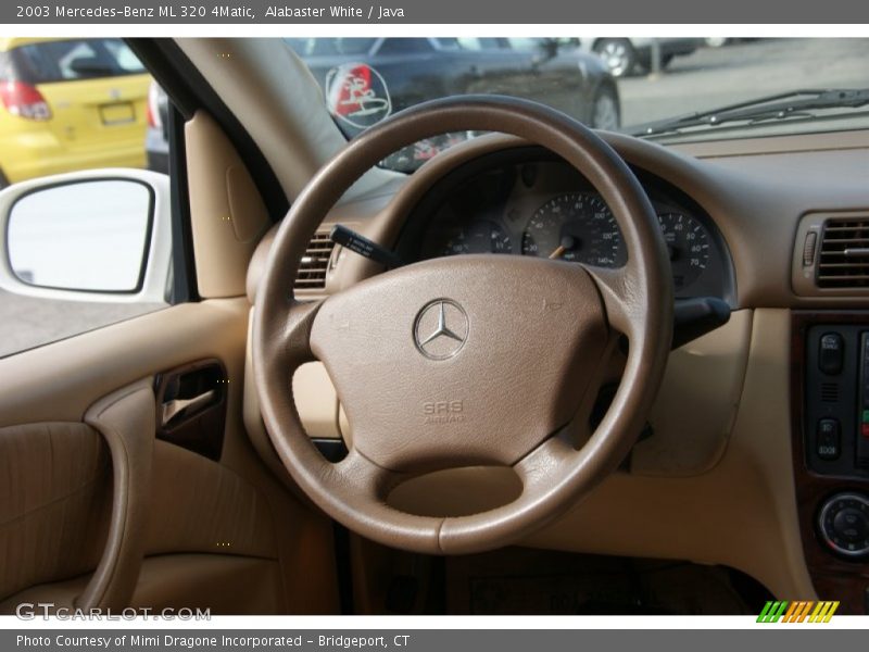 Alabaster White / Java 2003 Mercedes-Benz ML 320 4Matic