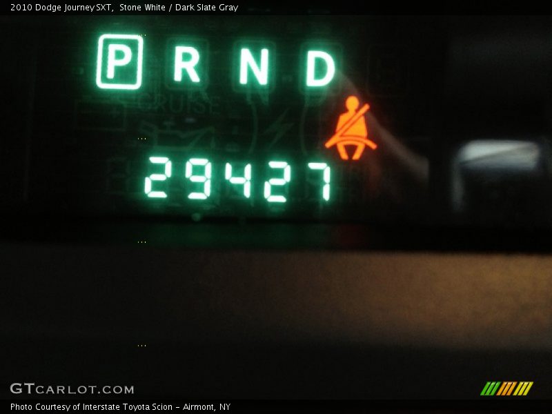 Stone White / Dark Slate Gray 2010 Dodge Journey SXT