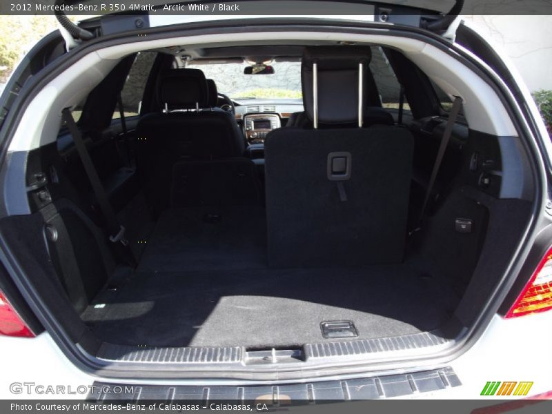 Arctic White / Black 2012 Mercedes-Benz R 350 4Matic
