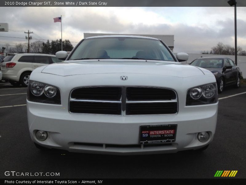 Stone White / Dark Slate Gray 2010 Dodge Charger SXT
