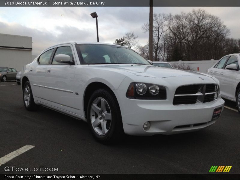 Stone White / Dark Slate Gray 2010 Dodge Charger SXT