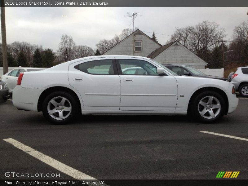 Stone White / Dark Slate Gray 2010 Dodge Charger SXT