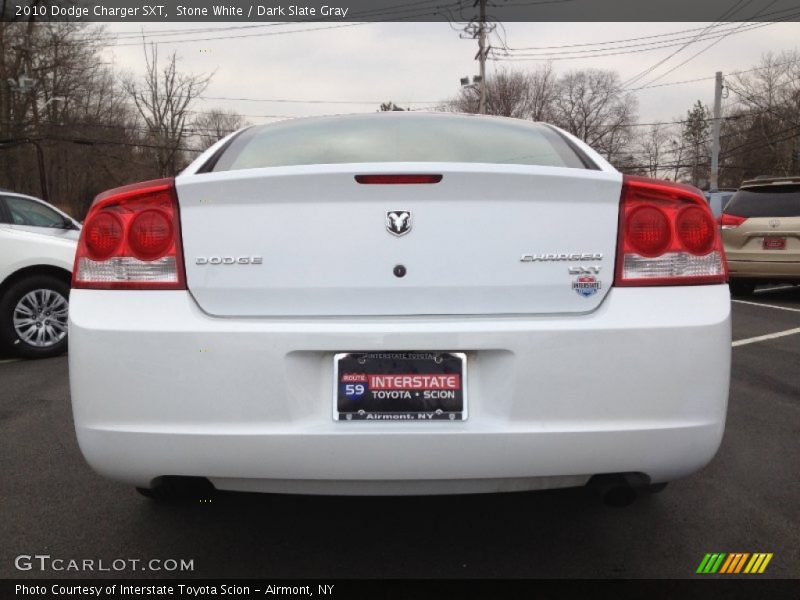 Stone White / Dark Slate Gray 2010 Dodge Charger SXT