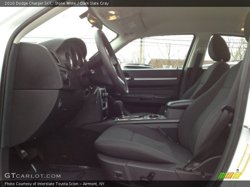 Stone White / Dark Slate Gray 2010 Dodge Charger SXT