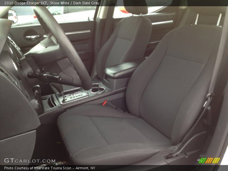 Stone White / Dark Slate Gray 2010 Dodge Charger SXT