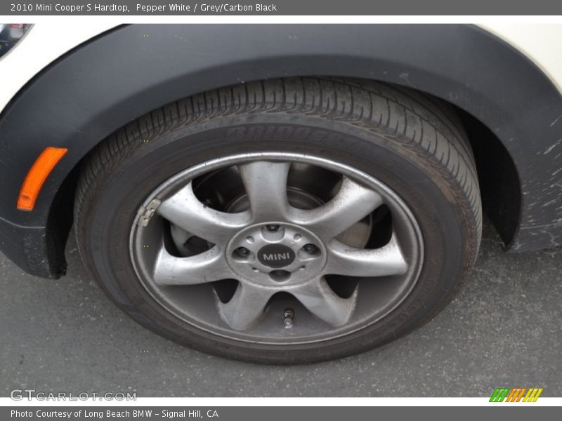 Pepper White / Grey/Carbon Black 2010 Mini Cooper S Hardtop