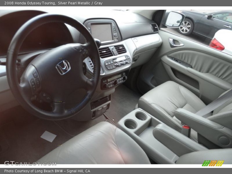 Silver Pearl Metallic / Gray 2008 Honda Odyssey Touring
