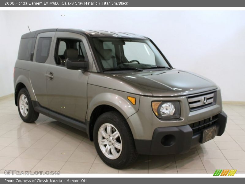 Galaxy Gray Metallic / Titanium/Black 2008 Honda Element EX AWD