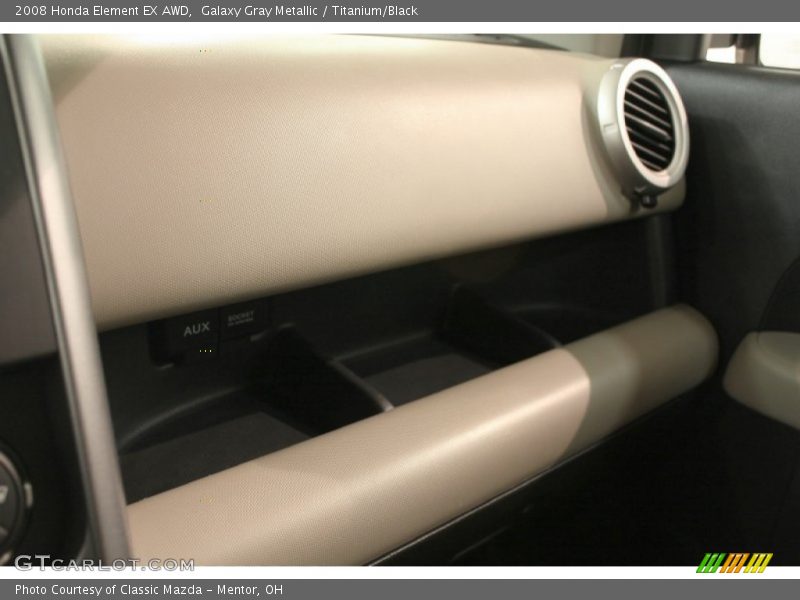Galaxy Gray Metallic / Titanium/Black 2008 Honda Element EX AWD