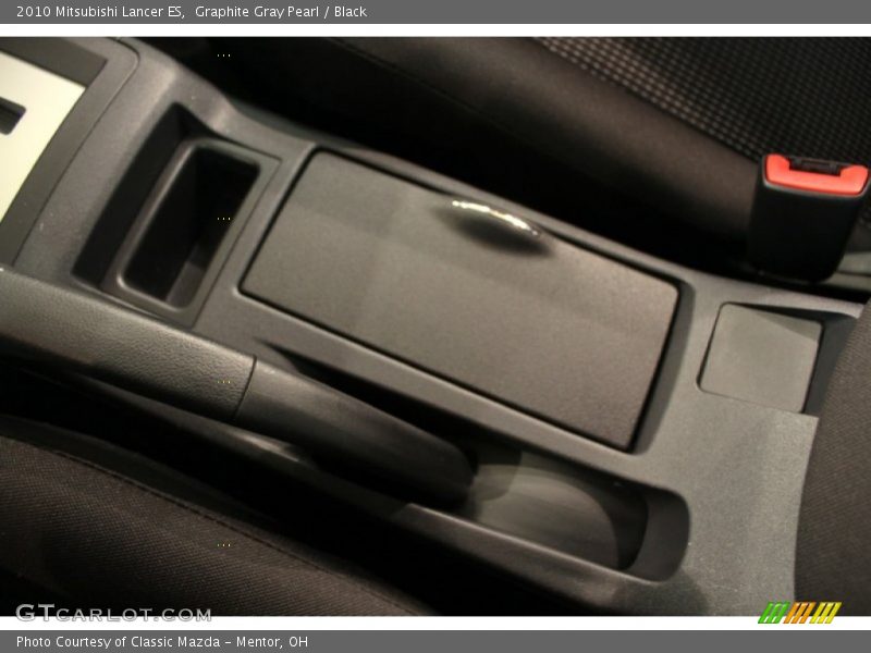 Graphite Gray Pearl / Black 2010 Mitsubishi Lancer ES