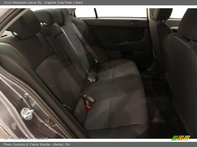 Graphite Gray Pearl / Black 2010 Mitsubishi Lancer ES