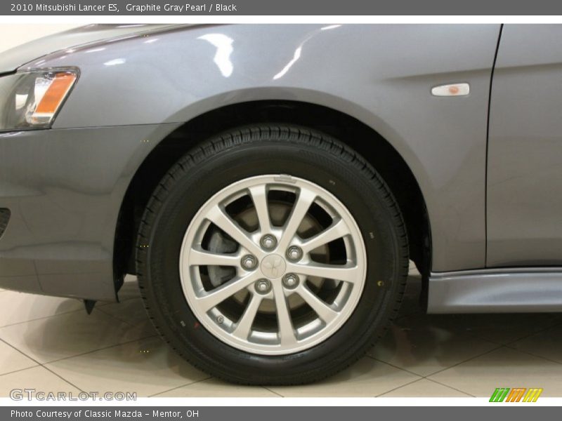 Graphite Gray Pearl / Black 2010 Mitsubishi Lancer ES