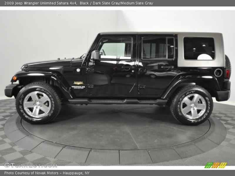 Black / Dark Slate Gray/Medium Slate Gray 2009 Jeep Wrangler Unlimited Sahara 4x4