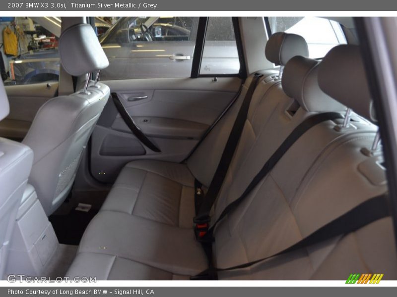 Titanium Silver Metallic / Grey 2007 BMW X3 3.0si