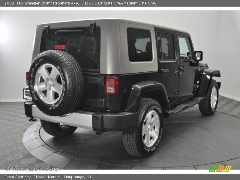 Black / Dark Slate Gray/Medium Slate Gray 2009 Jeep Wrangler Unlimited Sahara 4x4