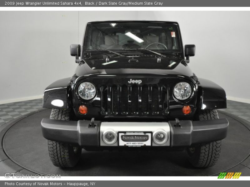 Black / Dark Slate Gray/Medium Slate Gray 2009 Jeep Wrangler Unlimited Sahara 4x4