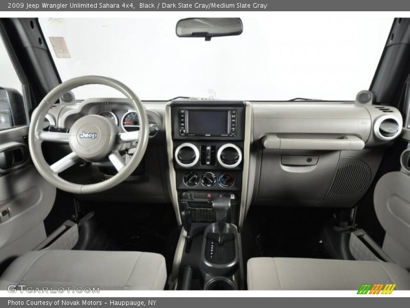 Black / Dark Slate Gray/Medium Slate Gray 2009 Jeep Wrangler Unlimited Sahara 4x4