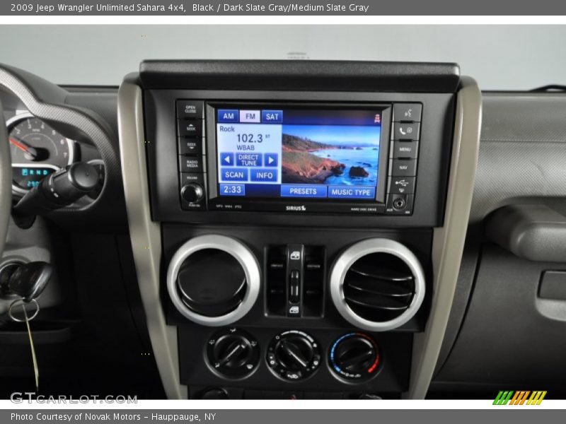 Black / Dark Slate Gray/Medium Slate Gray 2009 Jeep Wrangler Unlimited Sahara 4x4