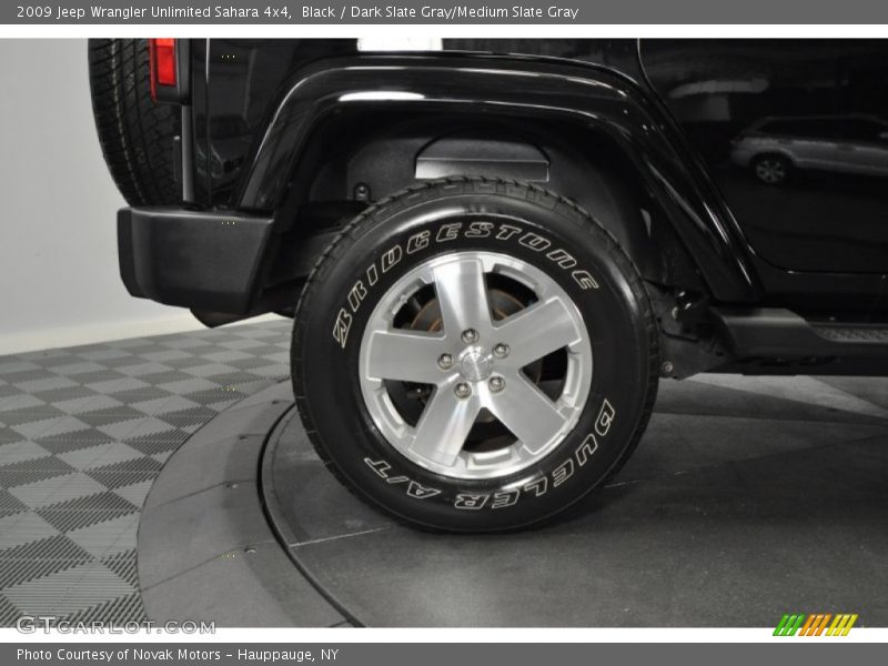 Black / Dark Slate Gray/Medium Slate Gray 2009 Jeep Wrangler Unlimited Sahara 4x4