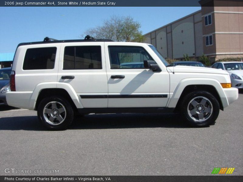 Stone White / Medium Slate Gray 2006 Jeep Commander 4x4