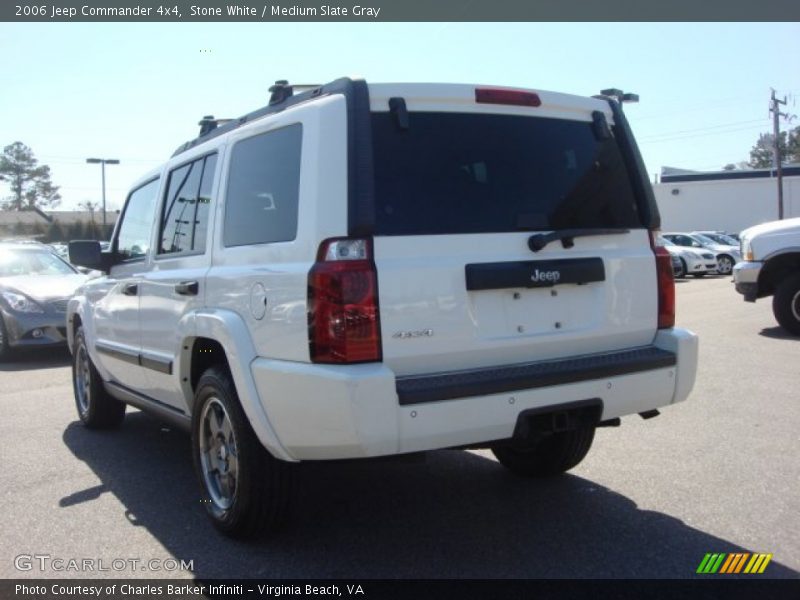 Stone White / Medium Slate Gray 2006 Jeep Commander 4x4