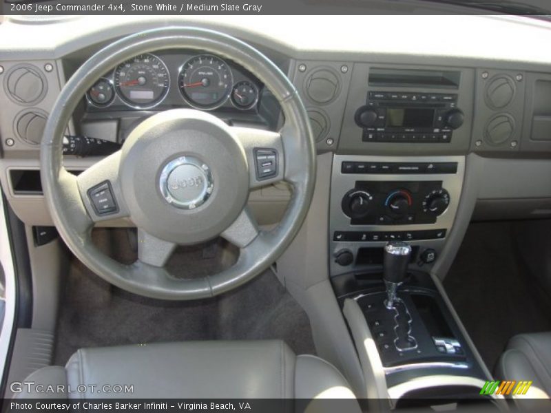 Stone White / Medium Slate Gray 2006 Jeep Commander 4x4