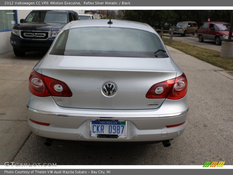 Reflex Silver Metallic / Black 2012 Volkswagen CC VR6 4Motion Executive