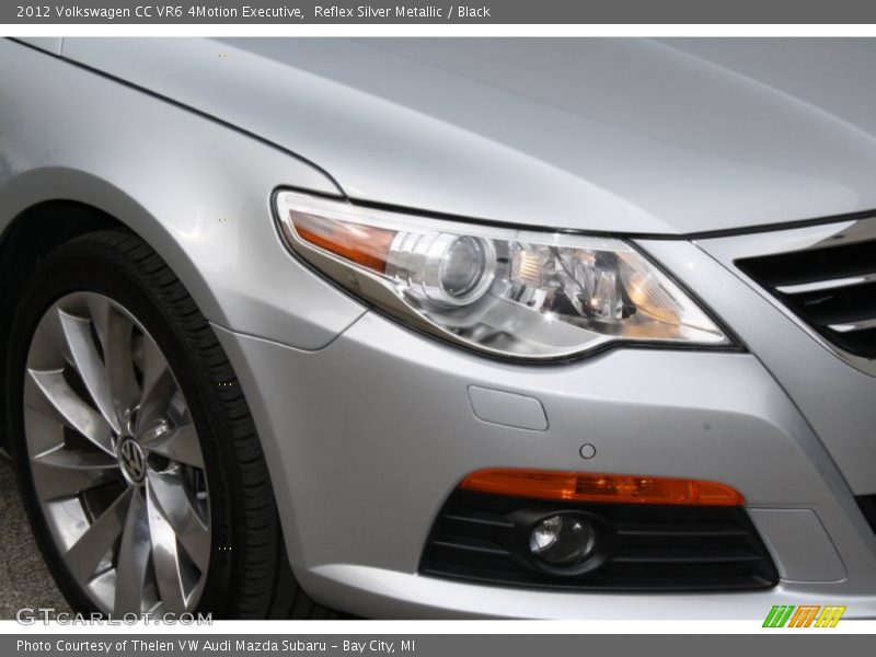 Reflex Silver Metallic / Black 2012 Volkswagen CC VR6 4Motion Executive