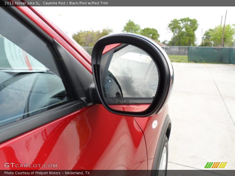 Cayenne Red / Black/Red w/Red Trim 2011 Nissan Juke SL