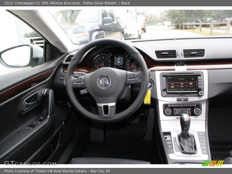 Reflex Silver Metallic / Black 2012 Volkswagen CC VR6 4Motion Executive