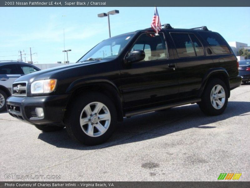 Super Black / Charcoal 2003 Nissan Pathfinder LE 4x4