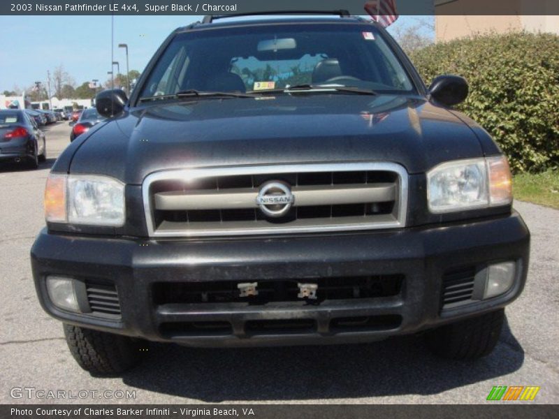 Super Black / Charcoal 2003 Nissan Pathfinder LE 4x4