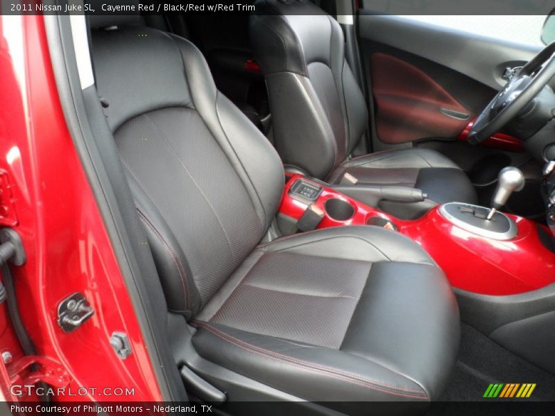 Cayenne Red / Black/Red w/Red Trim 2011 Nissan Juke SL