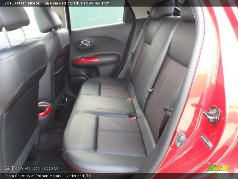 Cayenne Red / Black/Red w/Red Trim 2011 Nissan Juke SL