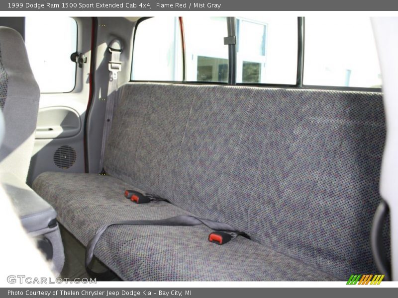 Flame Red / Mist Gray 1999 Dodge Ram 1500 Sport Extended Cab 4x4