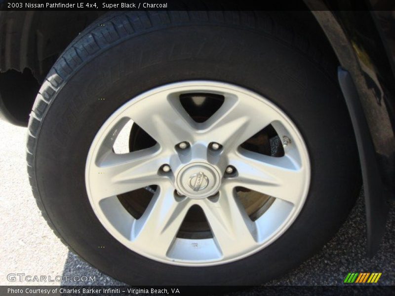 Super Black / Charcoal 2003 Nissan Pathfinder LE 4x4
