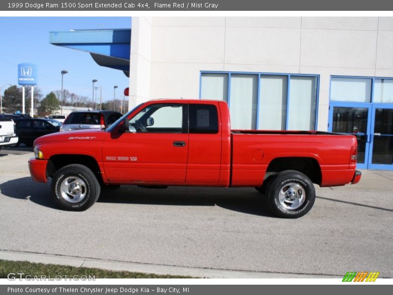  1999 Ram 1500 Sport Extended Cab 4x4 Flame Red