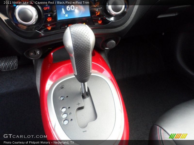Cayenne Red / Black/Red w/Red Trim 2011 Nissan Juke SL