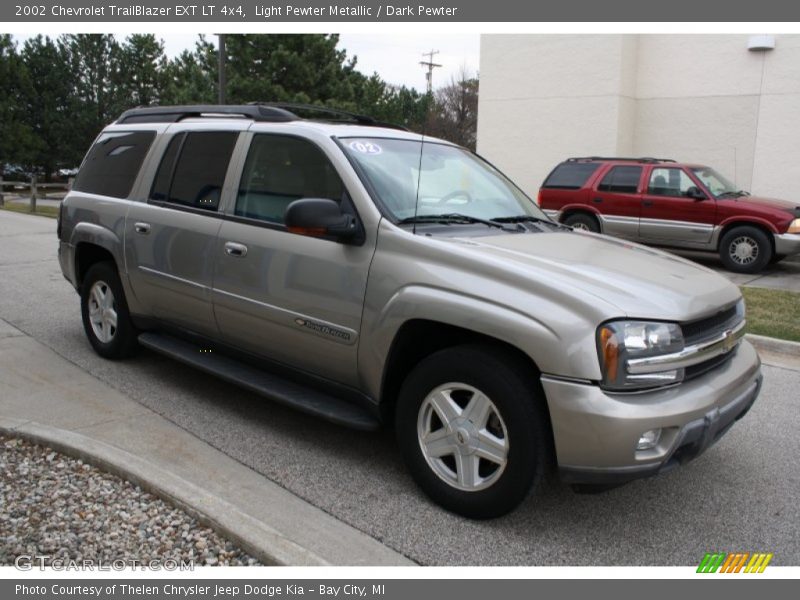 Light Pewter Metallic / Dark Pewter 2002 Chevrolet TrailBlazer EXT LT 4x4