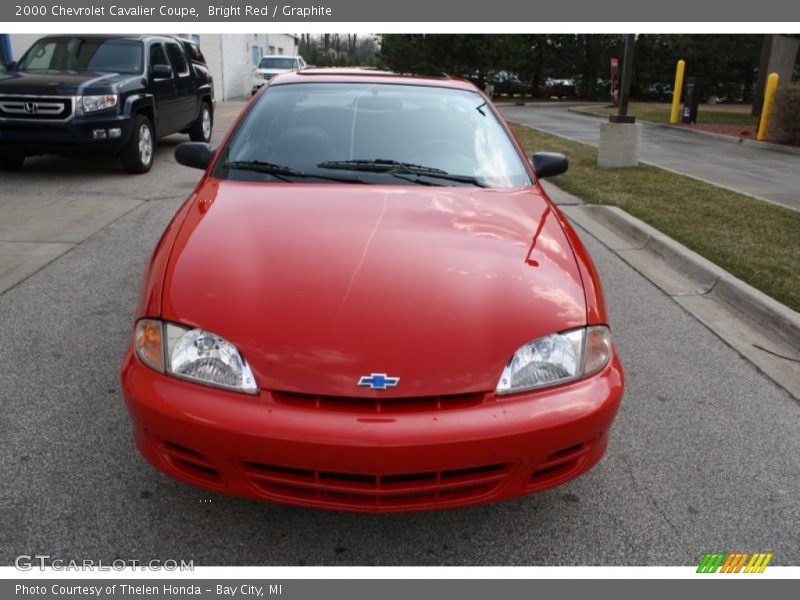 Bright Red / Graphite 2000 Chevrolet Cavalier Coupe