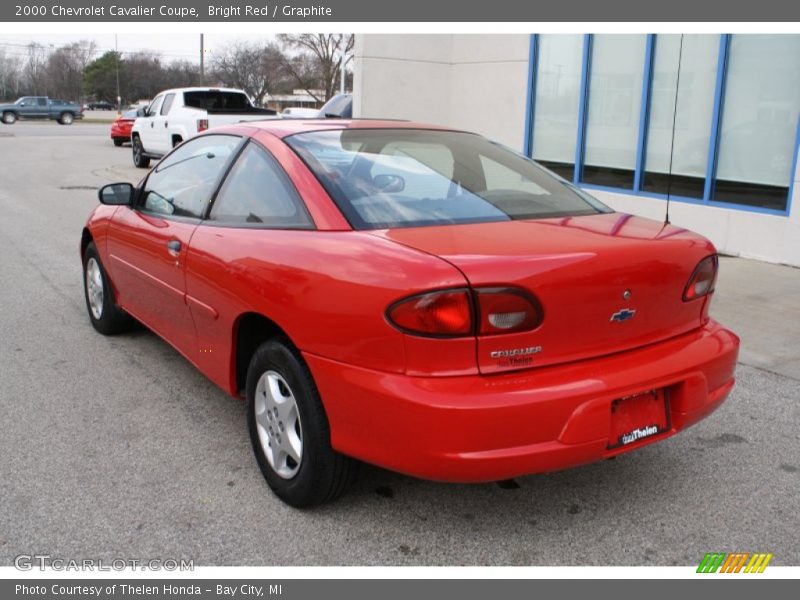 Bright Red / Graphite 2000 Chevrolet Cavalier Coupe