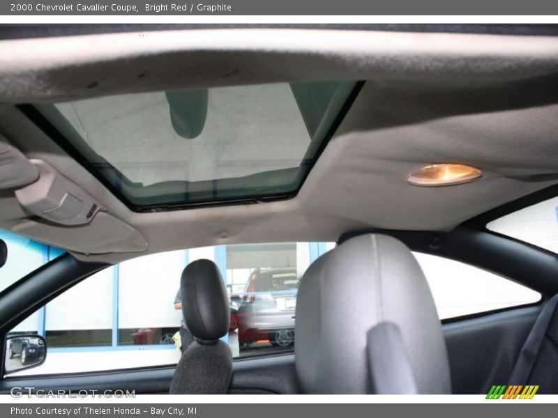 Bright Red / Graphite 2000 Chevrolet Cavalier Coupe