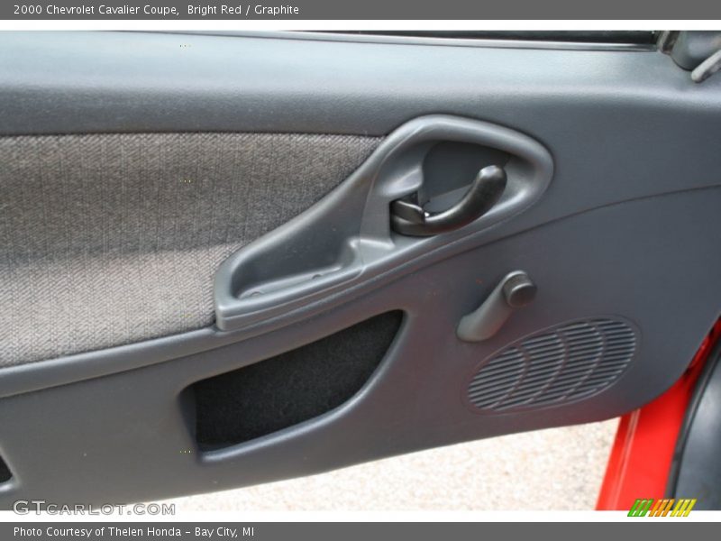 Bright Red / Graphite 2000 Chevrolet Cavalier Coupe