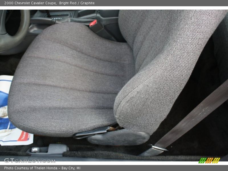 Bright Red / Graphite 2000 Chevrolet Cavalier Coupe