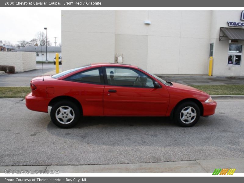 Bright Red / Graphite 2000 Chevrolet Cavalier Coupe