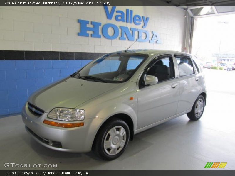 Galaxy Silver Metallic / Gray 2004 Chevrolet Aveo Hatchback